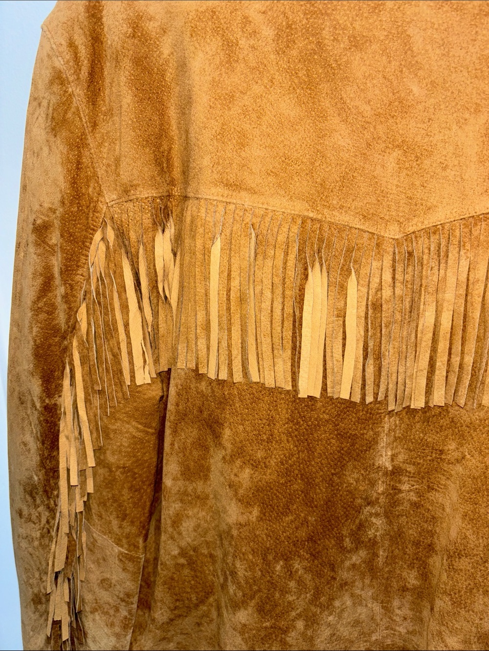 Marlboro Brown Suede Fringed Jacket - Picture 8 of 8